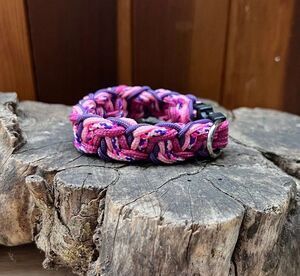 7.5 in. Size, Bracelet or Quick Release Paracord Dog Collar